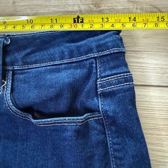 PAIGE Women’s Genesee Crop Dark Blue jeans - Picture 3 of 12